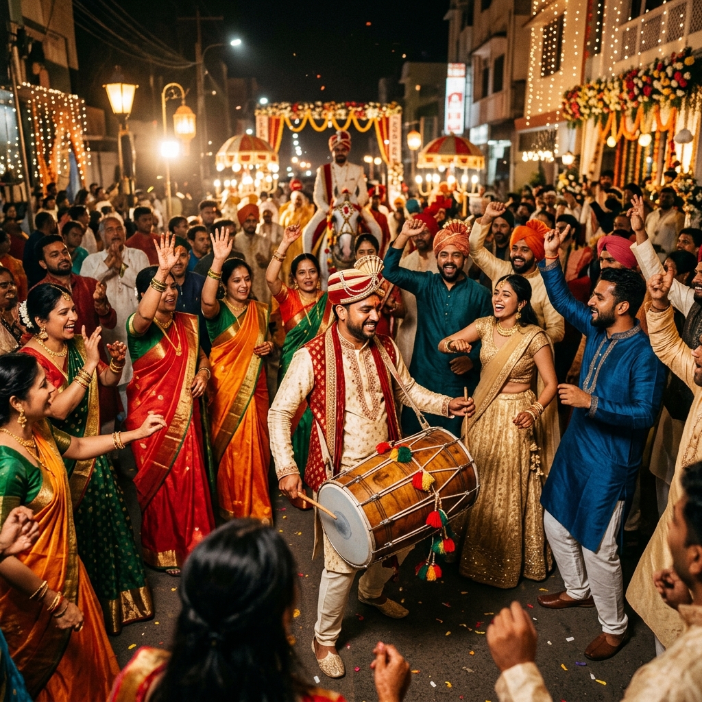 Wedding Baraat Celebration